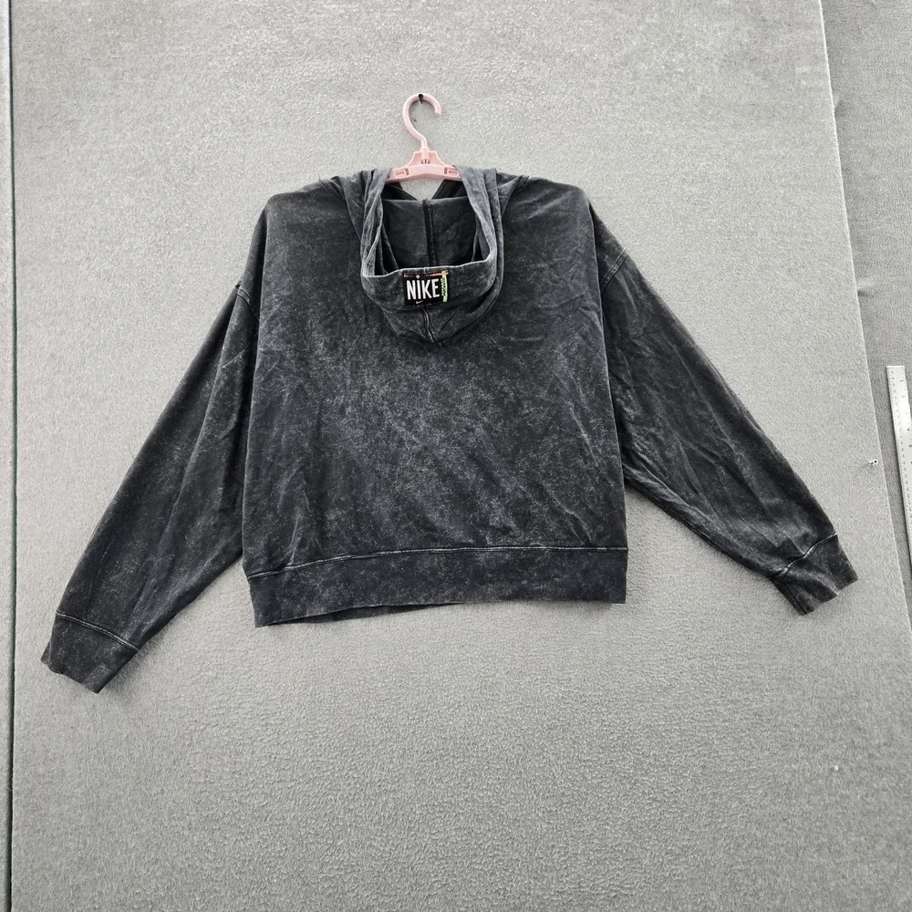 Nike Women Hoodie‎ L Gray Oversized Phoenix Mini Center Swoosh Logo